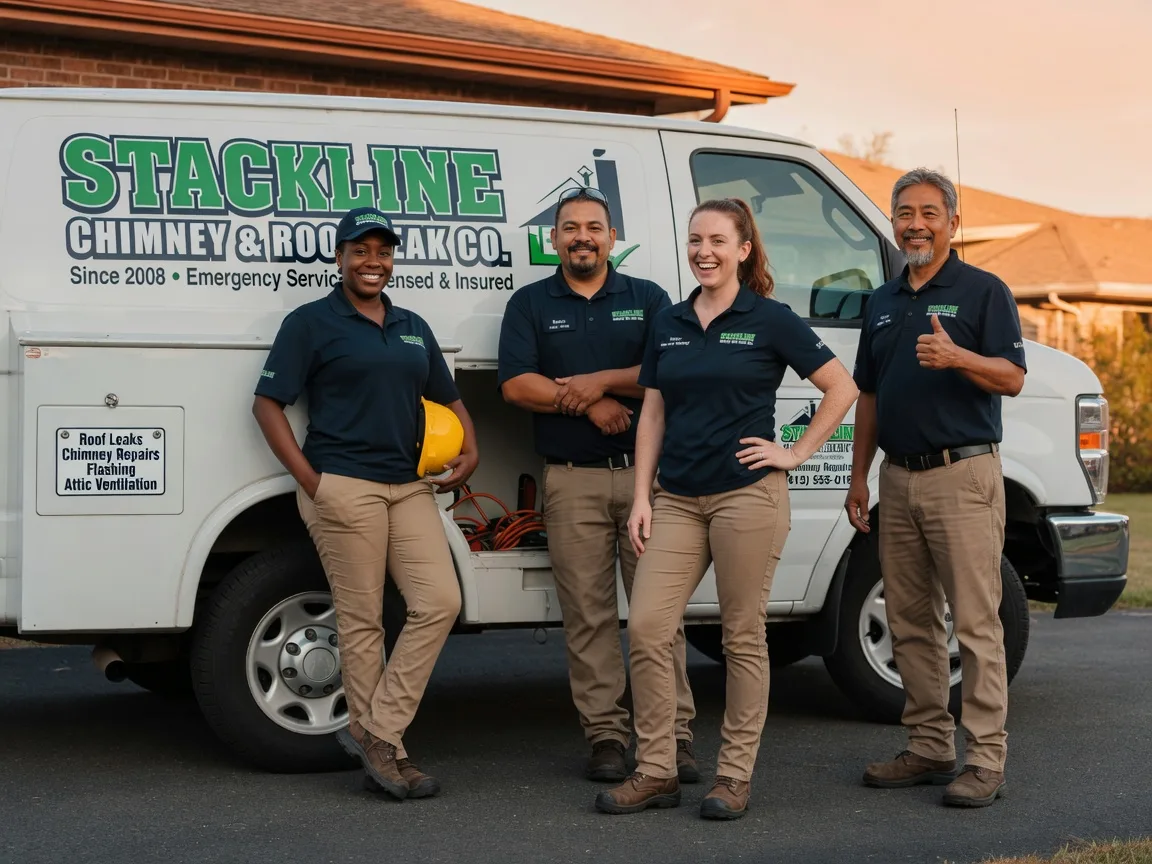 Chimney flashing repair company in Seabrook, TX